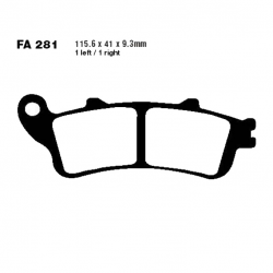 Pastiglie Freno Honda FES 125 Pantheon - FJS 600