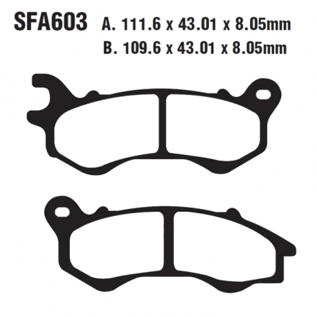 Pastiglie Freno Honda - Kymco - Peugeot 