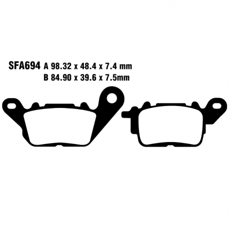 Pastiglie Freno Yamaha GPD 155 A NMax ABS 