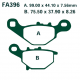 Pastiglie Freno Sinterizzate Suzuki AN 125 - UK 110 NE Address 