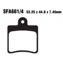 Pastiglie Freno In Carbonio Daelim Freewing 125 S2 Fi - S3 125 Fi