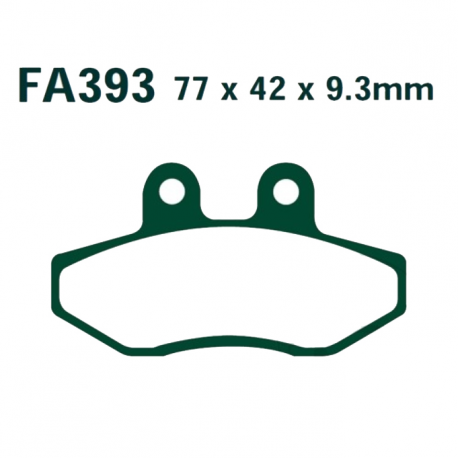 Pastiglie Freno In Carbonio MBK - Yamaha 