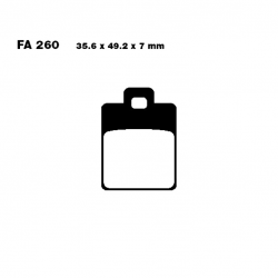 Pastiglie Freno In Carbonio Vespa - Piaggio - SYM - Gilera