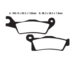 Pastiglie Freno CAN-AM Outlander 500 - Outlander 1000