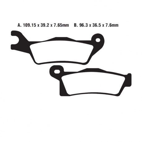 Pastiglie Freno CAN-AM Outlander 500 - Outlander 1000 