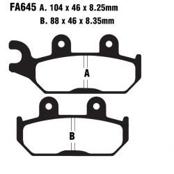 Pastiglie Freno Yamaha YXE 700 R ES WPSG Wolverine Special Edition