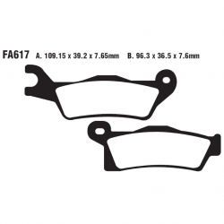 Pastiglie Freno Sinterizzate CAN-AM Outlander 800 R - Outlander 1000