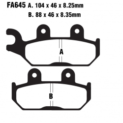 Pastiglie Freno Sinterizzate Yamaha YXM 700 ES PSF