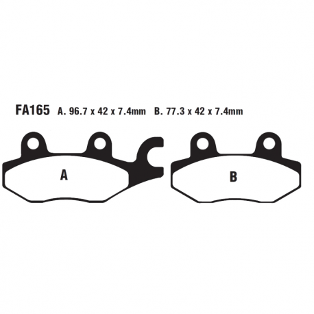Pastiglie Freno Sinterizzate Yamaha - Suzuki - CFMOTO - CAN-AM