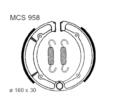Ganasce Freno Keeway - Yamaha 