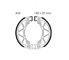Ganasce Freno Aprilia - Piaggio - Italjet - Gilera