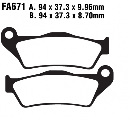 Pastiglie Freno BMW K 1200 S ABS - K 1300 S ABS 