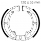 Ganasce Freno Kawasaki KE 175 D - KL 250 A - KLR 250 D 