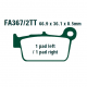 Pastiglie Freno Beta Alp 125 - Alp 200 - RE 125 - M4 350 