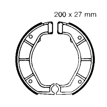 Ganasce Freno BMW R 65 3Serie Monolever - R 80 R 