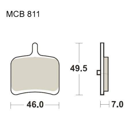 Pastiglie Freno Sinterizzate Buell CR 1125 ie - R 1125 ie 