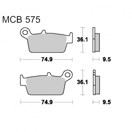 Pastiglie Freno Gas Gas - HM-Moto - Honda - Yamaha 