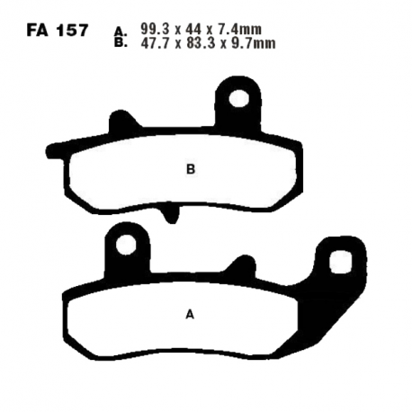 Pastiglie Freno Suzuki DR 650 R - DR 650 RSEU 