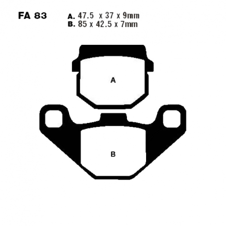 Pastiglie Freno Yamaha - Suzuki - Polaris - CAN-AM - Bombardier