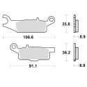 Pastiglie Freno Sinterizzate Yamaha YFM 550 FWA FGY Grizzly