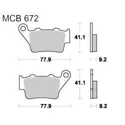 Pastiglie Freno Sinterizzate Aprilia - SWM - Yamaha - BMW