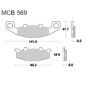 Pastiglie Freno Sinterizzate Kawasaki GPX 600 R - ZX-10 1000