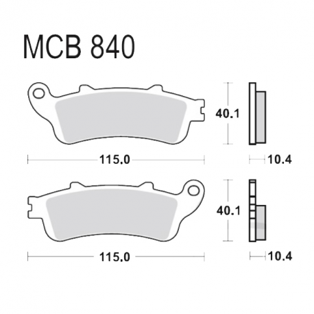 Pastiglie Freno Sinterizzate Honda GL 1800 A Goldwing ABS 