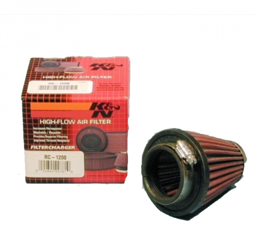 FILTRO ARIA RACING UNI K&N ROTONDO CONICO 52MM CROMATO