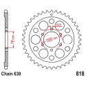 Corona 41 Denti Passo 630 - Suzuki Argento