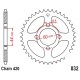 Corona 52 Denti Passo 420 - Yamaha Nera