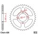 Corona 45 Denti Passo 420 - Yamaha Nera