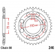 Corona 37 Denti Passo 530 Honda - Argento