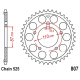 Corona 47 Denti Passo 525 Suzuki Argento