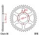 Corona 46 Denti Passo 530 Suzuki Argento