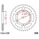 Corona 41 Denti Passo 520 Yamaha Nera