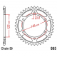 Corona 43 Denti Passo 530 Yamaha Argento