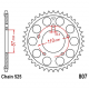  Corona 46 Denti Passo 525 Suzuki Argento