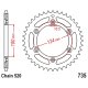 Corona 37 Denti Passo 520 Ducati Nera