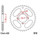 Corona 42 Denti Passo 428 Suzuki Argento