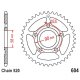Corona 36 Denti Passo 520 Honda Nera
