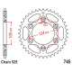  Corona 43 Denti Passo 525 Ducati Benelli Argento