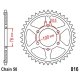 Corona 44 Denti Passo 530 Suzuki Argento