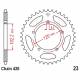 Corona 47 Denti Passo 420 Aprilia Nera
