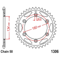 Corona 40 Denti Passo 530 Honda Argento