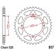 Corona 43 Denti Passo 520 Yamaha Nera