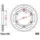 Corona 47 Denti Passo 520 Suzuki Argento