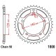 Corona 42 Denti Passo 530 Triumph - Suzuki Argento