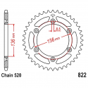 Corona 51 Denti Passo 520 Beta Nera