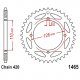 Corona 47 Denti Passo 420 Kawasaki Nera