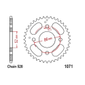 Corona 30 Denti Passo 520 Kymco Argento